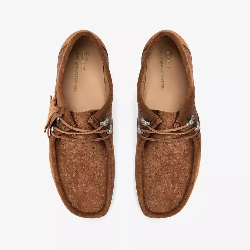 Andersson Bell X Wallabee : broderie beige Andersson Bell X Wallabee : broderie beige