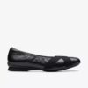 Ballerines Jazmynn Gem en cuir noir pour femme Ballerines Jazmynn Gem en cuir noir pour femme