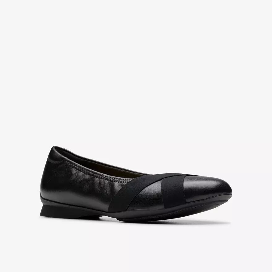 Ballerines Jazmynn Gem en cuir noir pour femme Ballerines Jazmynn Gem en cuir noir pour femme