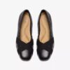 Ballerines Jazmynn Gem en cuir noir pour femme Ballerines Jazmynn Gem en cuir noir pour femme