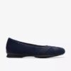 Ballerines Jazmynn Gem en daim bleu marine pour femme Ballerines Jazmynn Gem en daim bleu marine pour femme
