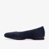Ballerines Jazmynn Gem en daim bleu marine pour femme Ballerines Jazmynn Gem en daim bleu marine pour femme