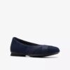 Ballerines Jazmynn Gem en daim bleu marine pour femme Ballerines Jazmynn Gem en daim bleu marine pour femme