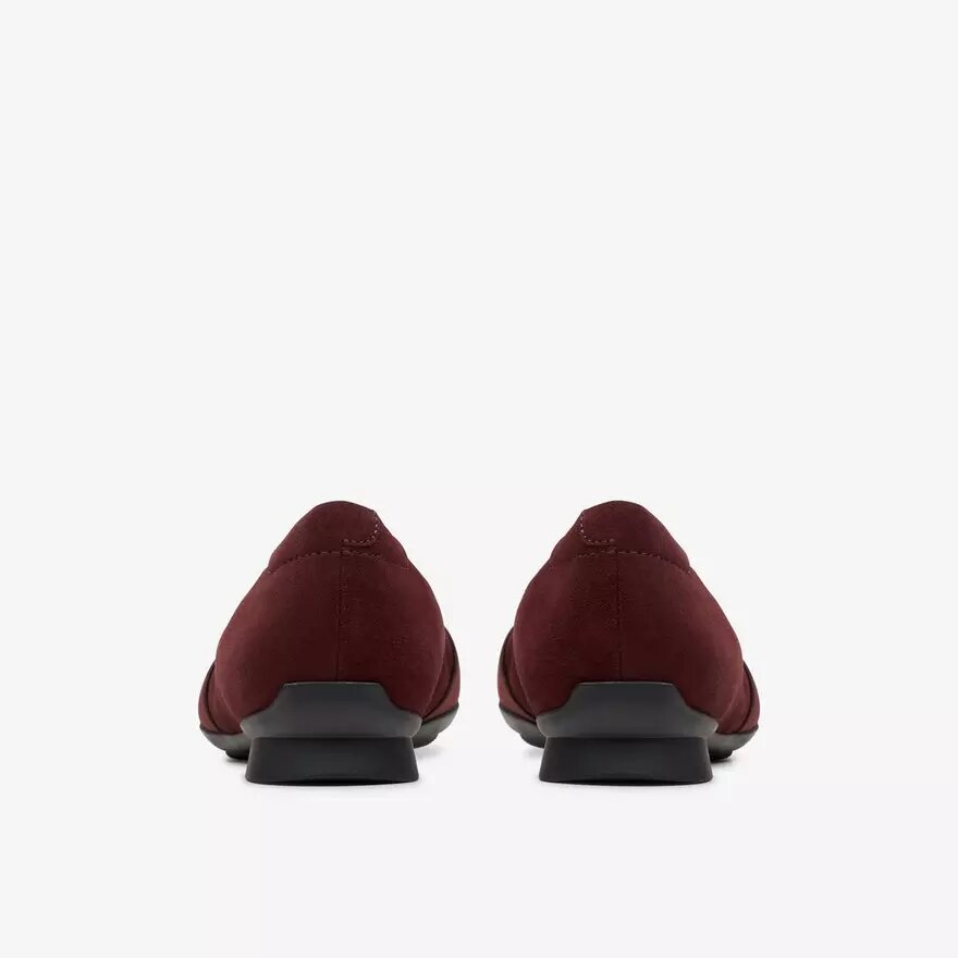 Ballerines Jazmynn Gem en daim merlot pour femme Ballerines Jazmynn Gem en daim merlot pour femme