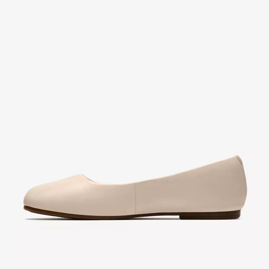 Ballerines Livia Lily en cuir crème pour femme Ballerines Livia Lily en cuir crème pour femme