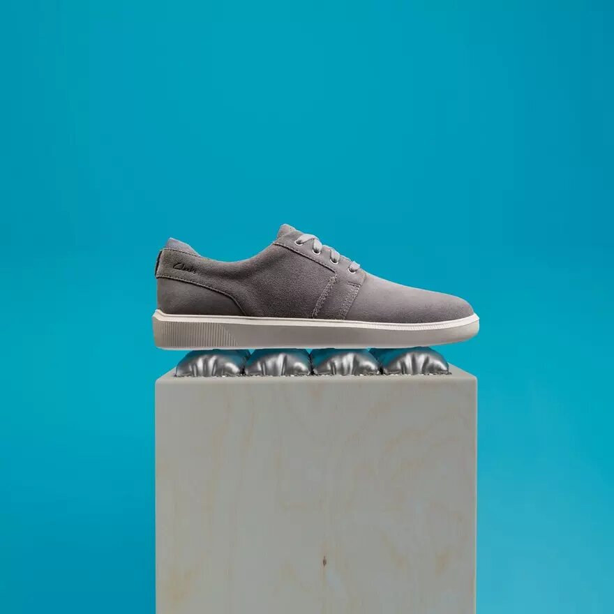 Baskets Brodin Seam en daim gris pour homme Baskets Brodin Seam en daim gris pour homme