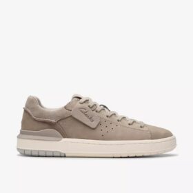 Baskets Courtlite2 Run pour homme en nubuck gris | Clark&rsquo;s