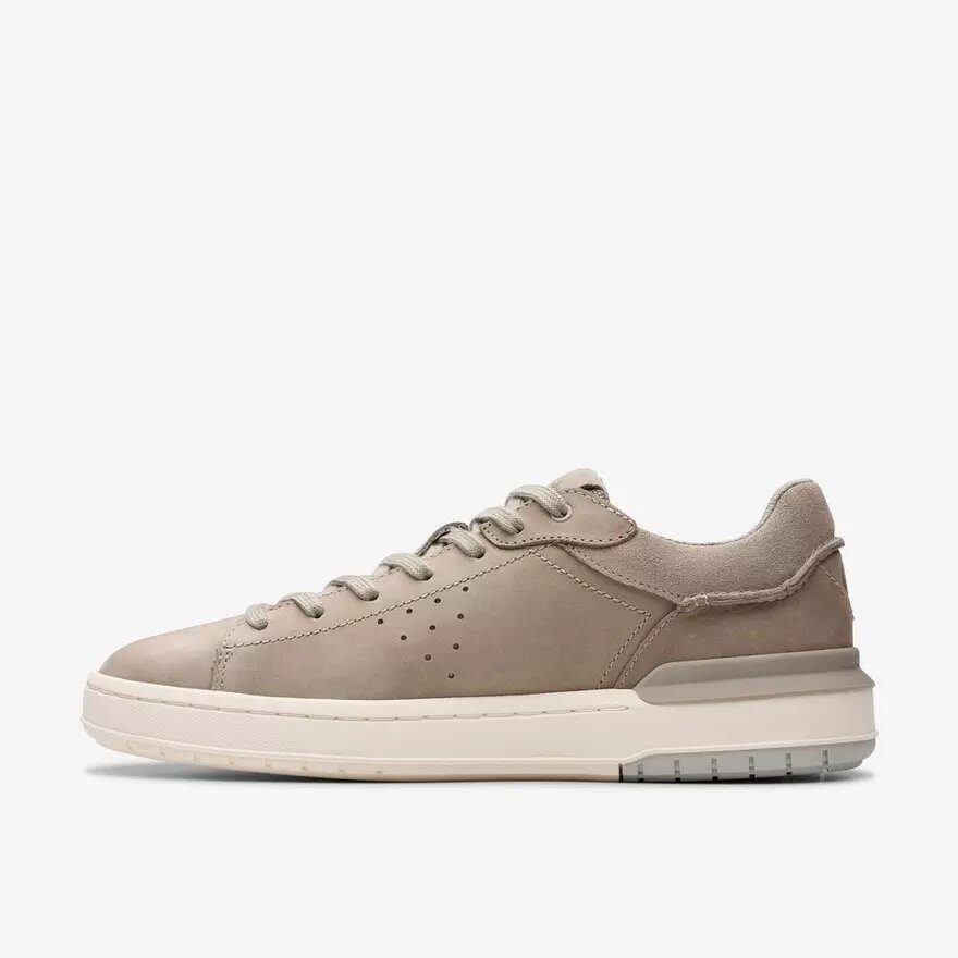 Baskets Courtlite2 Run pour homme en nubuck gris | Clark’s Baskets Courtlite2 Run pour homme en nubuck gris | Clark’s