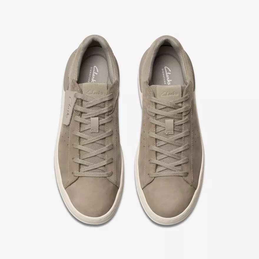 Baskets Courtlite2 Run pour homme en nubuck gris | Clark’s Baskets Courtlite2 Run pour homme en nubuck gris | Clark’s