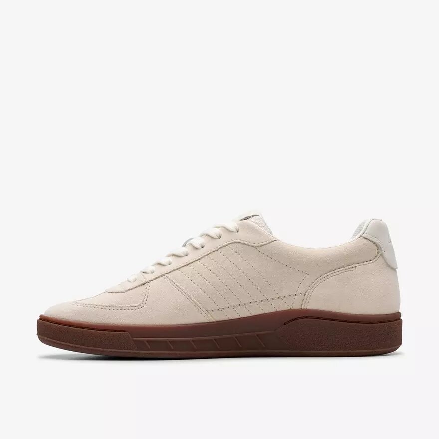 Baskets Craft Rally Ace pour homme en daim blanc cassé Baskets Craft Rally Ace pour homme en daim blanc cassé