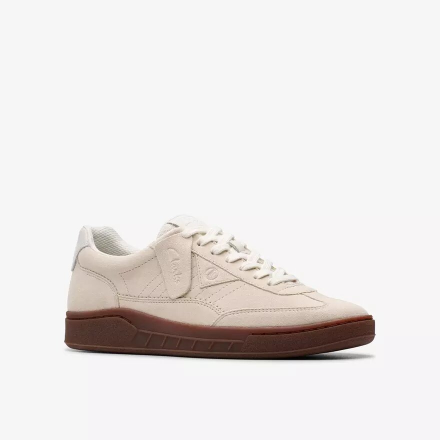 Baskets Craft Rally Ace pour homme en daim blanc cassé Baskets Craft Rally Ace pour homme en daim blanc cassé