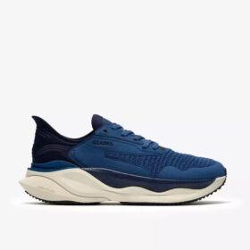 Baskets de marche bleues pour homme