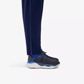 Baskets de marche bleues pour homme