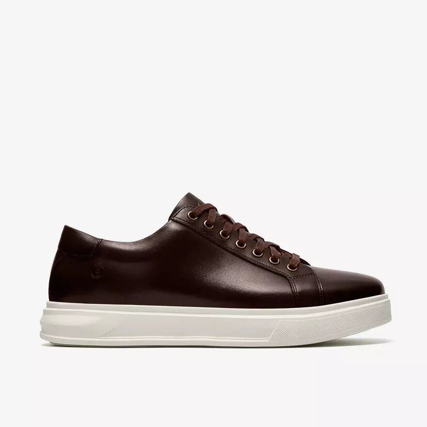 Baskets Goswell Tie en cuir marron pour homme Baskets Goswell Tie en cuir marron pour homme