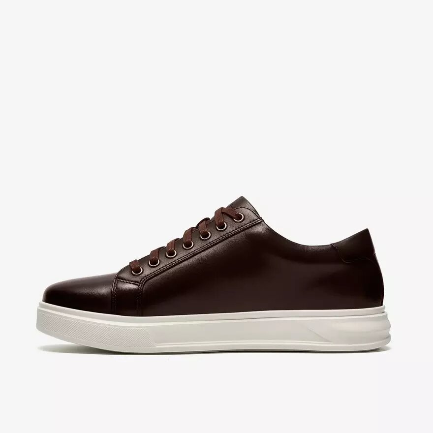 Baskets Goswell Tie en cuir marron pour homme Baskets Goswell Tie en cuir marron pour homme