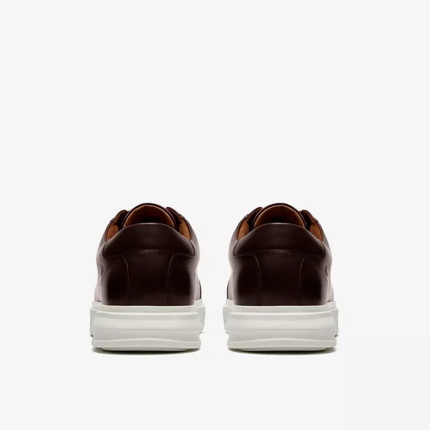 Baskets Goswell Tie en cuir marron pour homme Baskets Goswell Tie en cuir marron pour homme