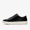 Baskets Goswell Tie en cuir noir pour homme Baskets Goswell Tie en cuir noir pour homme