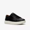 Baskets Goswell Tie en cuir noir pour homme Baskets Goswell Tie en cuir noir pour homme