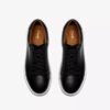 Baskets Goswell Tie en cuir noir pour homme Baskets Goswell Tie en cuir noir pour homme