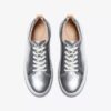 Baskets Hollyhock Walk en cuir argenté pour femme Baskets Hollyhock Walk en cuir argenté pour femme