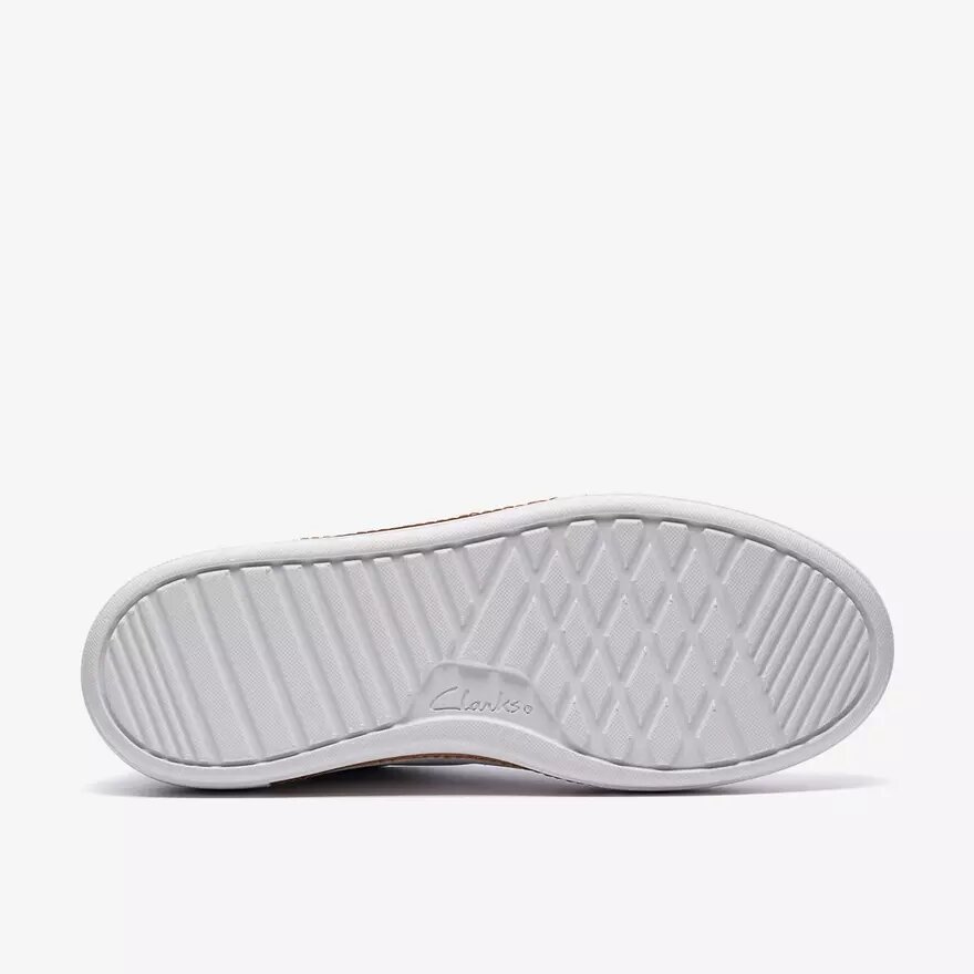 Baskets Hollyrose Zip en cuir blanc pour femme Baskets Hollyrose Zip en cuir blanc pour femme