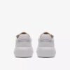 Baskets Hollyrose Zip en cuir blanc pour femme Baskets Hollyrose Zip en cuir blanc pour femme
