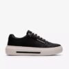 Baskets Hollyrose Zip en cuir noir pour femme Baskets Hollyrose Zip en cuir noir pour femme