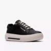 Baskets Hollyrose Zip en cuir noir pour femme Baskets Hollyrose Zip en cuir noir pour femme