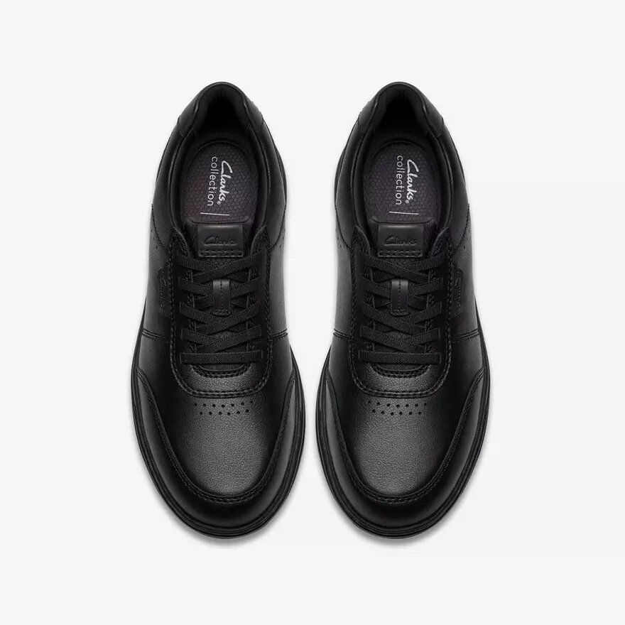Baskets à lacets Craftwell en cuir noir pour homme | Clark’s Baskets à lacets Craftwell en cuir noir pour homme | Clark’s