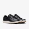 Baskets à lacets Mapstone en cuir noir pour homme