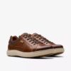 Baskets à lacets Mapstone pour homme en cuir beige