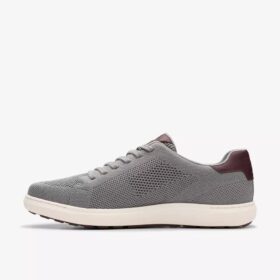 Baskets à lacets Mapstone pour homme, en tricot gris