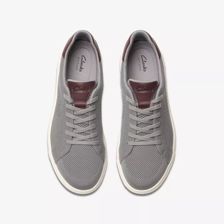 Baskets à lacets Mapstone pour homme, en tricot gris Baskets à lacets Mapstone pour homme, en tricot gris