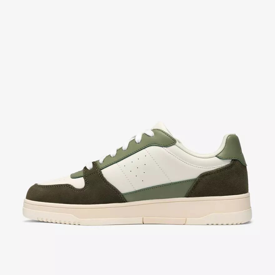 Baskets à lacets Newick pour homme, combinaison de couleurs vertes Baskets à lacets Newick pour homme, combinaison de couleurs vertes
