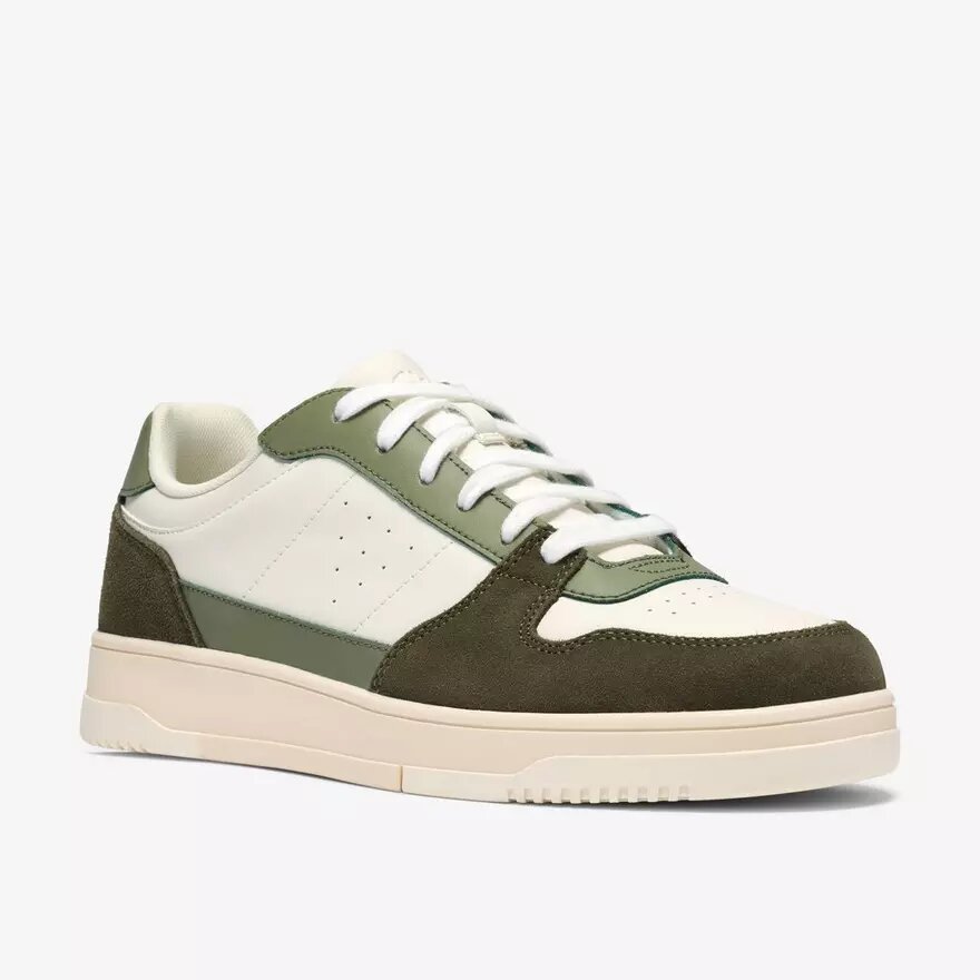 Baskets à lacets Newick pour homme, combinaison de couleurs vertes Baskets à lacets Newick pour homme, combinaison de couleurs vertes
