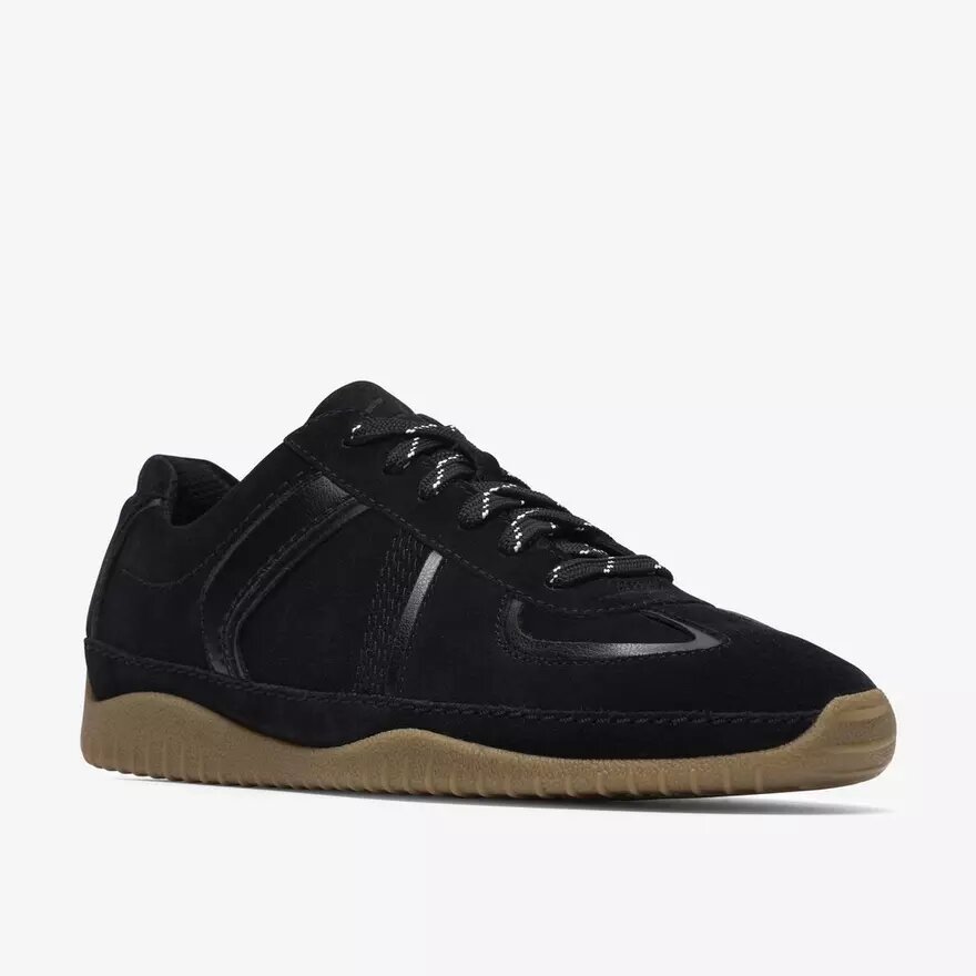 Baskets Meridor Lo en daim noir pour femme Baskets Meridor Lo en daim noir pour femme