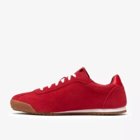 Baskets Moritz Lo2 en daim rouge pour femme