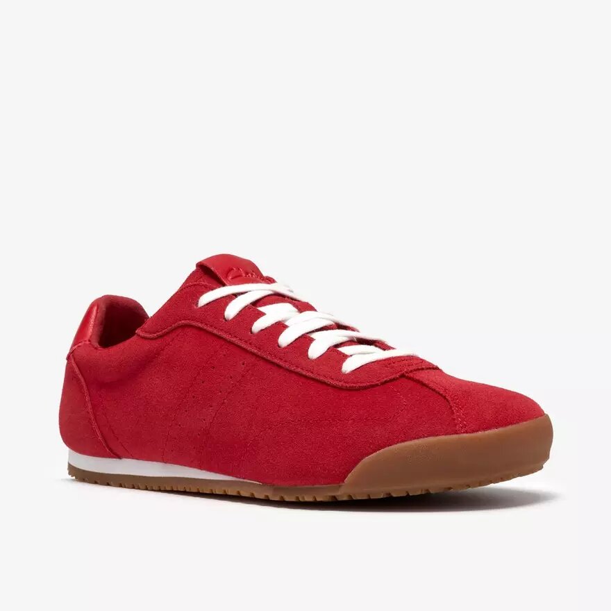 Baskets Moritz Lo2 en daim rouge pour femme Baskets Moritz Lo2 en daim rouge pour femme
