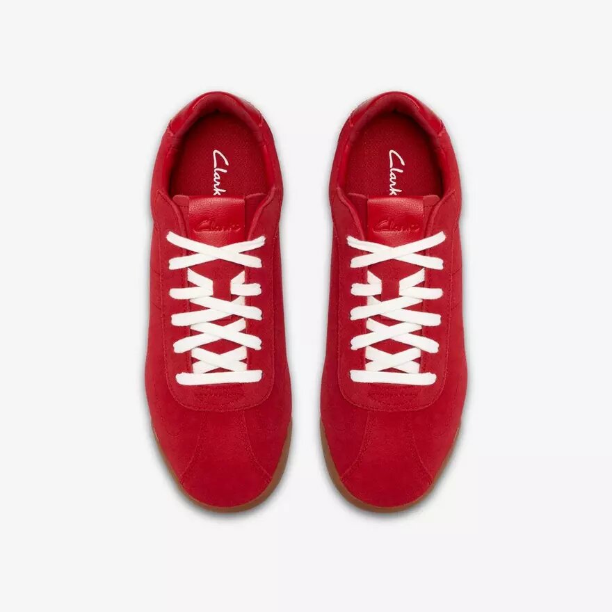 Baskets Moritz Lo2 en daim rouge pour femme Baskets Moritz Lo2 en daim rouge pour femme
