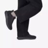 Baskets Motion Trek Lt noires en tricot pour homme