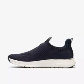Baskets Motion Trek pour homme en tricot bleu marine
