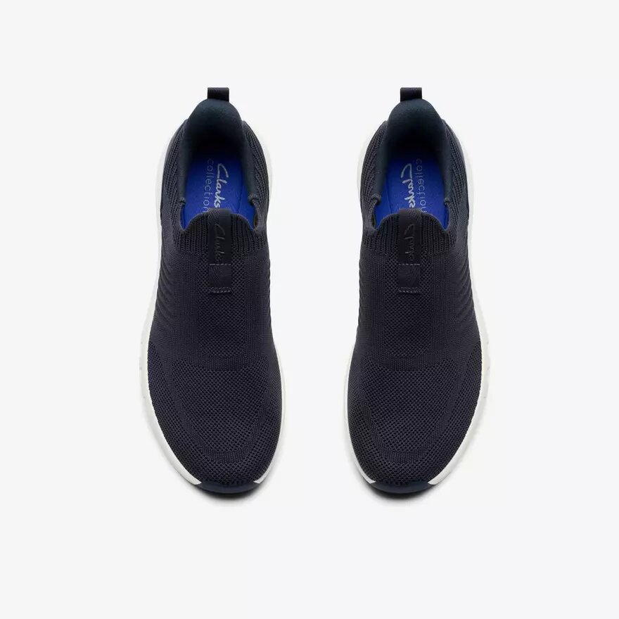 Baskets Motion Trek pour homme en tricot bleu marine Baskets Motion Trek pour homme en tricot bleu marine