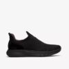Baskets Motion Trek pour homme en tricot noir