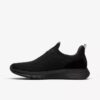 Baskets Motion Trek pour homme en tricot noir