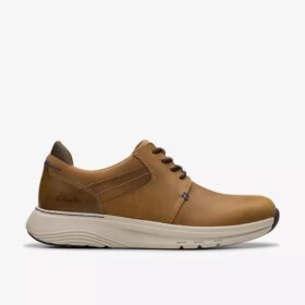 Baskets Motion Trek Pt en cuir beige foncé pour homme