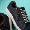 Baskets Nalle Lace en nubuck bleu marine pour femme Baskets Nalle Lace en nubuck bleu marine pour femme