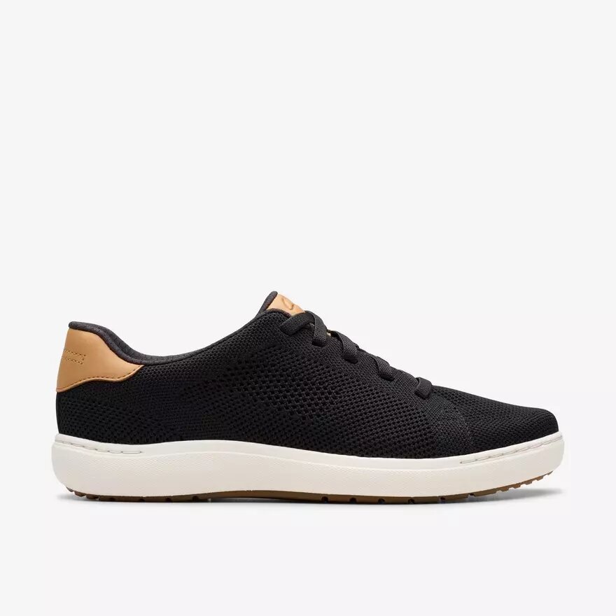 Baskets Nalle Walk en tricot noir pour femme Baskets Nalle Walk en tricot noir pour femme