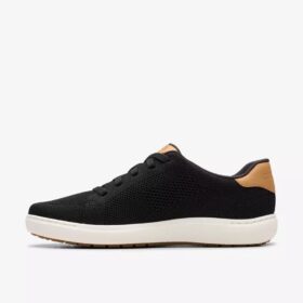 Baskets Nalle Walk en tricot noir pour femme