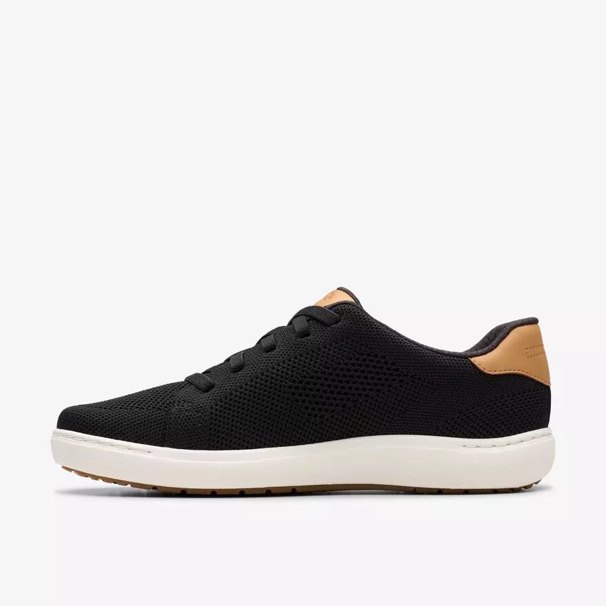 Baskets Nalle Walk en tricot noir pour femme Baskets Nalle Walk en tricot noir pour femme
