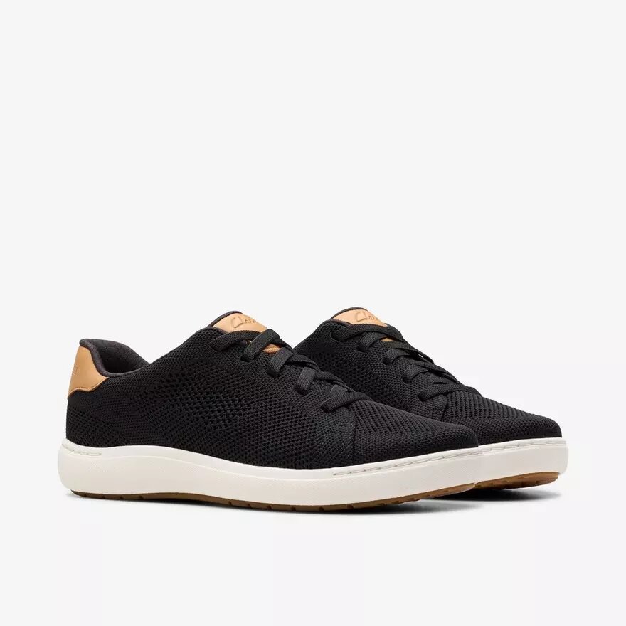 Baskets Nalle Walk en tricot noir pour femme Baskets Nalle Walk en tricot noir pour femme